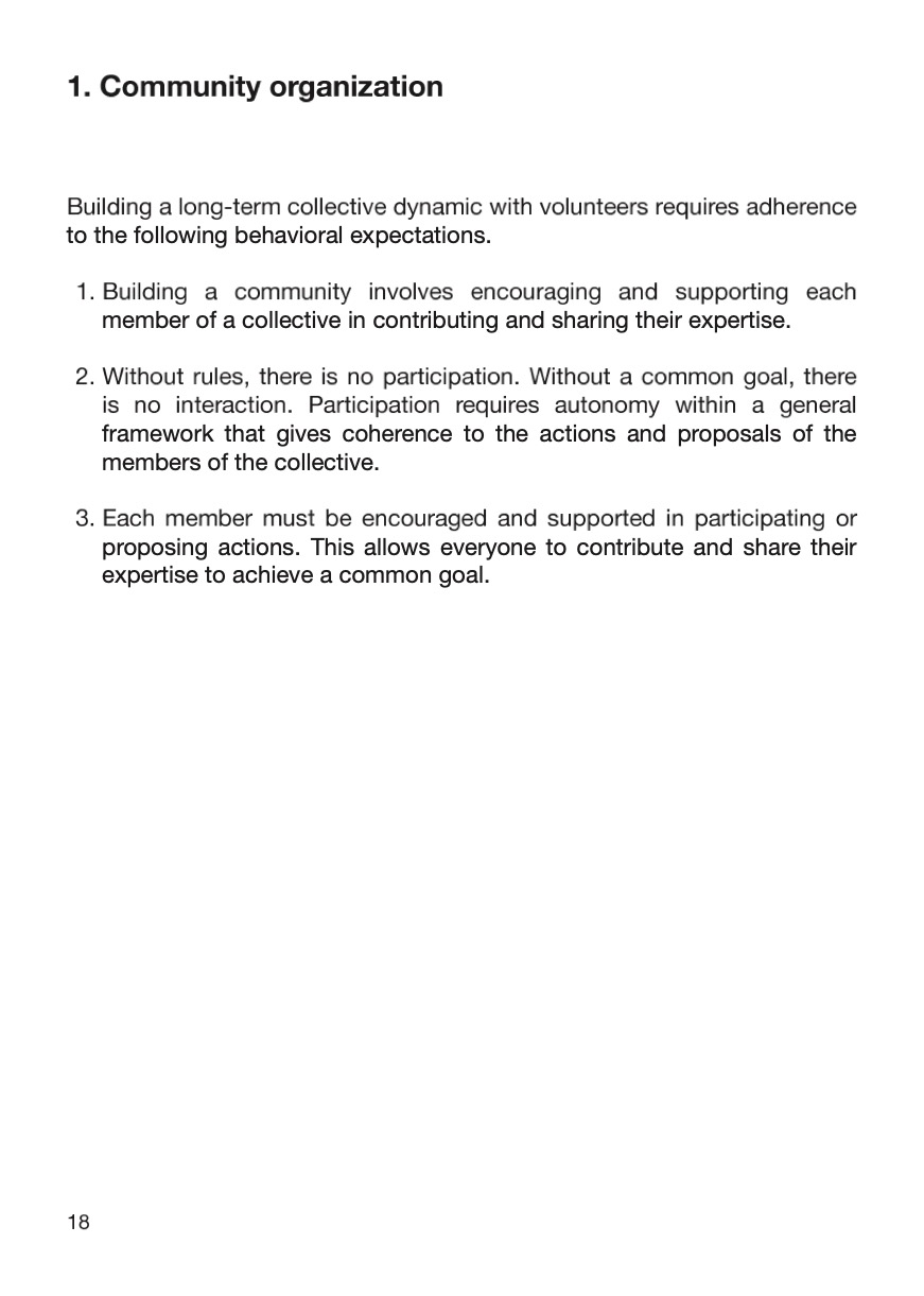 Organisation de communauté civils par la hiérarchie militaire alt text